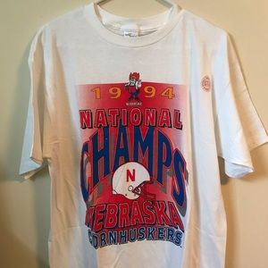 Vintage 1994 Championship Husker Football Shirt